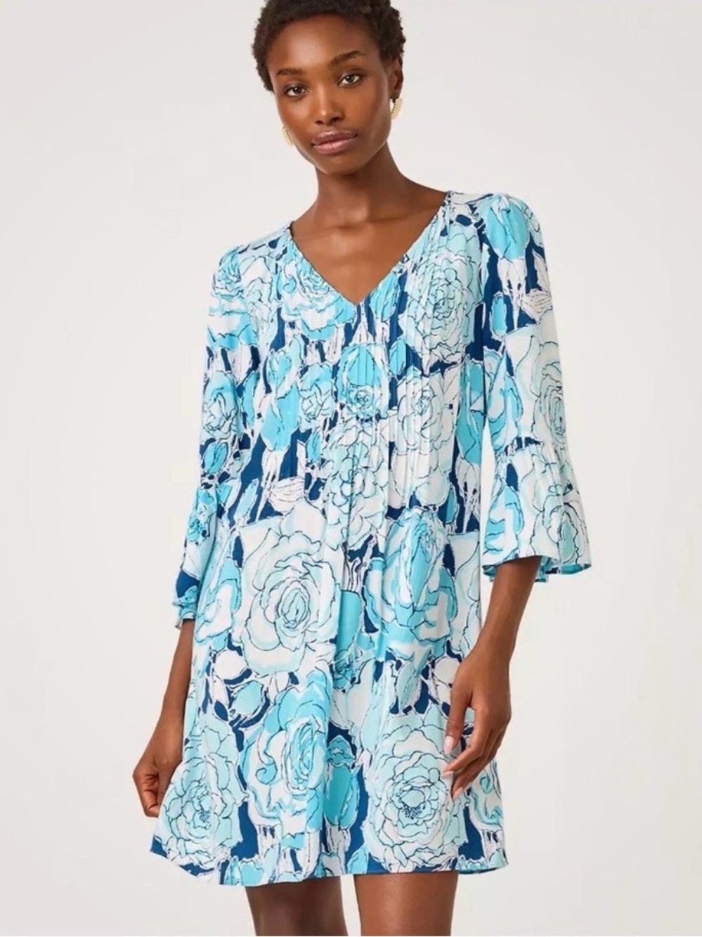 NWT Lilly Pulitzer Danika Tunic Dress Size 16 Navy Blue